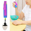 Rotatable Stainless Steel Adaptive Eating Utensil for Elderly and Disabled