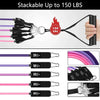 5-Tube Fitness Resistance Bands Set with Accessories
