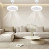 Remote-Controlled LED Ceiling Fan with Light
