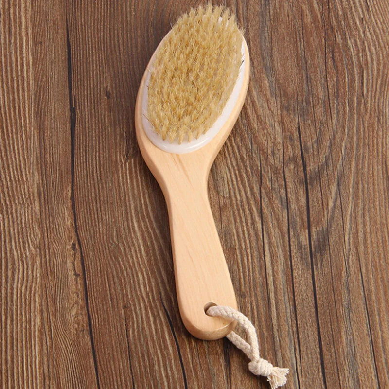 Long Handled Bath Brush for Lotion, Oil, and Cream Application