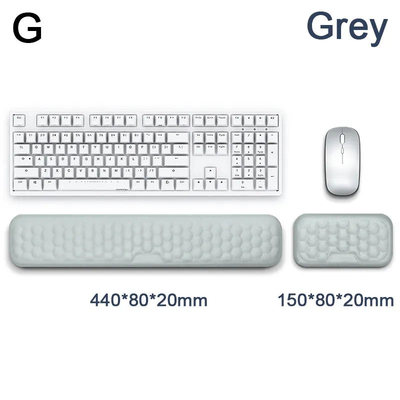Ergonomic Keyboard and Mouse Wrist Rest for Office Comfort