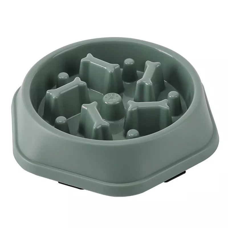 Anti-Choking Slow Food Bowl for Pets - Multiple Colors and Shapes