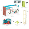 Automatic Domino Train Set - Educational Toy for Kids
