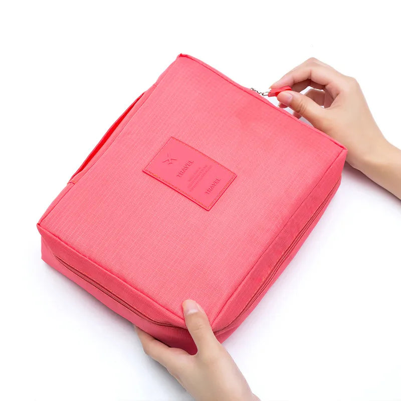 Stylish Waterproof Cosmetic Bag: Organize Your Makeup
