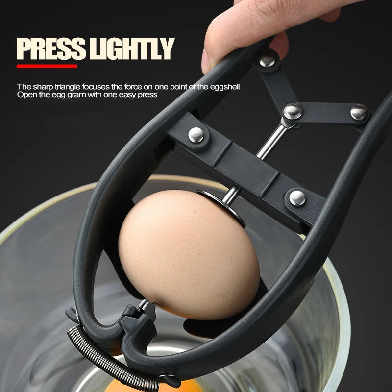 Stainless Steel Egg Opener Scissors - Kitchen Eggshell Cracker