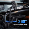 Dual Cup Holder Expander Tray with Phone Holder for Car Seats
