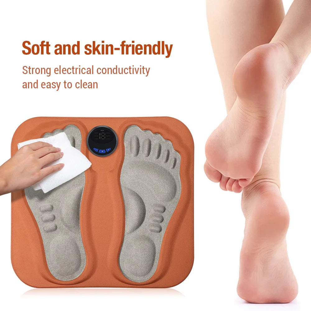 Electric Foot Massager Pad with EMS Relief