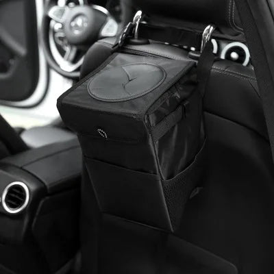Waterproof Car Trash Can - Portable Organizer for Car Garbage