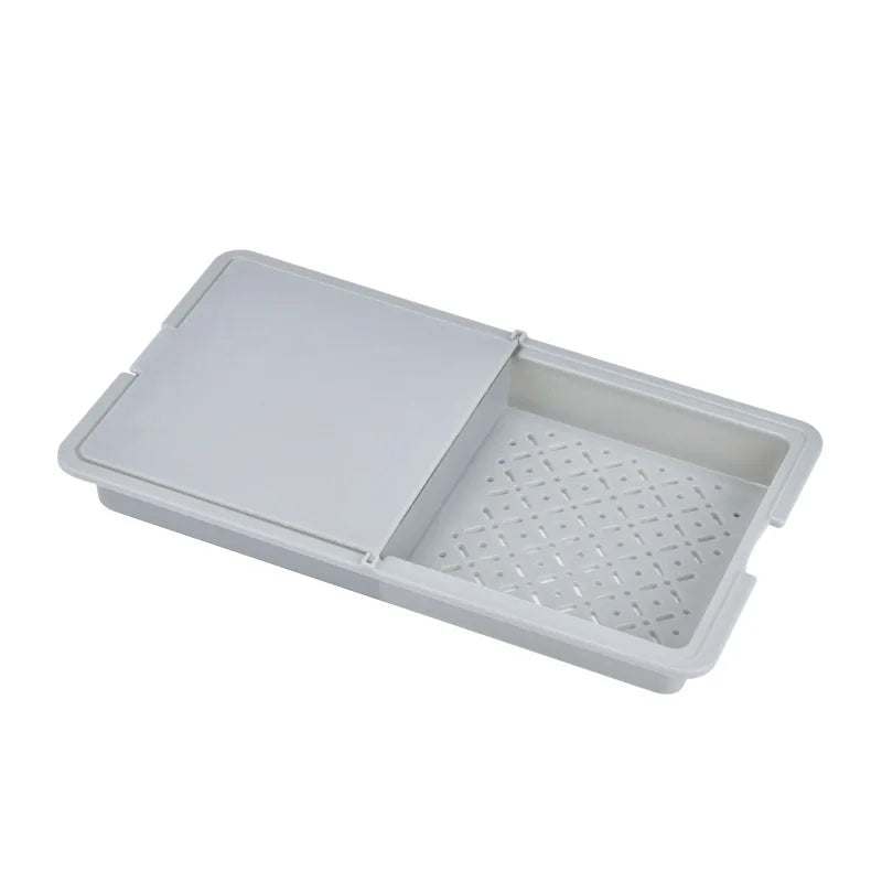 Chopping Block - Multifunctional Foldable Cutting Board with Colander Drainage