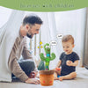 Dancing Cactus Talking Toy - Singing, Recording, and Interactive Plush Gift