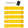 5-Piece Yoga Resistance Rubber Bands Set