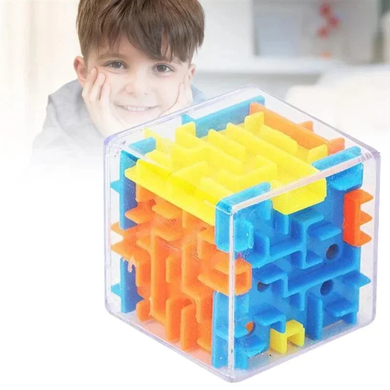 3D Maze Magic Cube - Fun and Stress-Relief Puzzle Toy for Children
