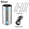 DINPHONE 300ml Car Air Humidifier and Essential Oils Diffuser - Auto, Home, and Office Freshener
