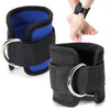 D-Ring Ankle Anchor Strap for Gym Cable Attachments and Leg Exercises
