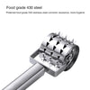Stainless Steel Handheld Meat Tenderizer Roller for Steak and Pork