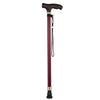 Retractable Aluminium Safety Walking Cane with LED Light for Elderly Men and Women