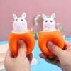 Carrot Rabbit Stress Relief Squeeze Toy for Kids