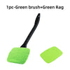 Car Window Cleaner Kit with Long Handle for Interior Glass