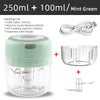 Electric Mini Food Chopper - USB Portable Kitchen Gadgets for Garlic, Meat, and Vegetables