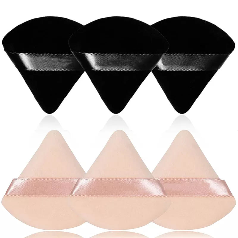 6-Piece Velvet Makeup Sponges for Face and Eyes