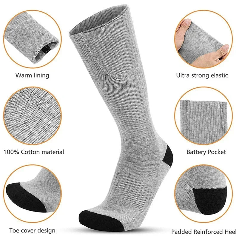 Rechargeable Heated Socks for Winter Sports