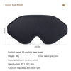 3D Memory Foam Sleep Mask for Light Blockout