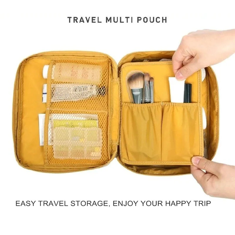 Stylish Waterproof Cosmetic Bag: Organize Your Makeup