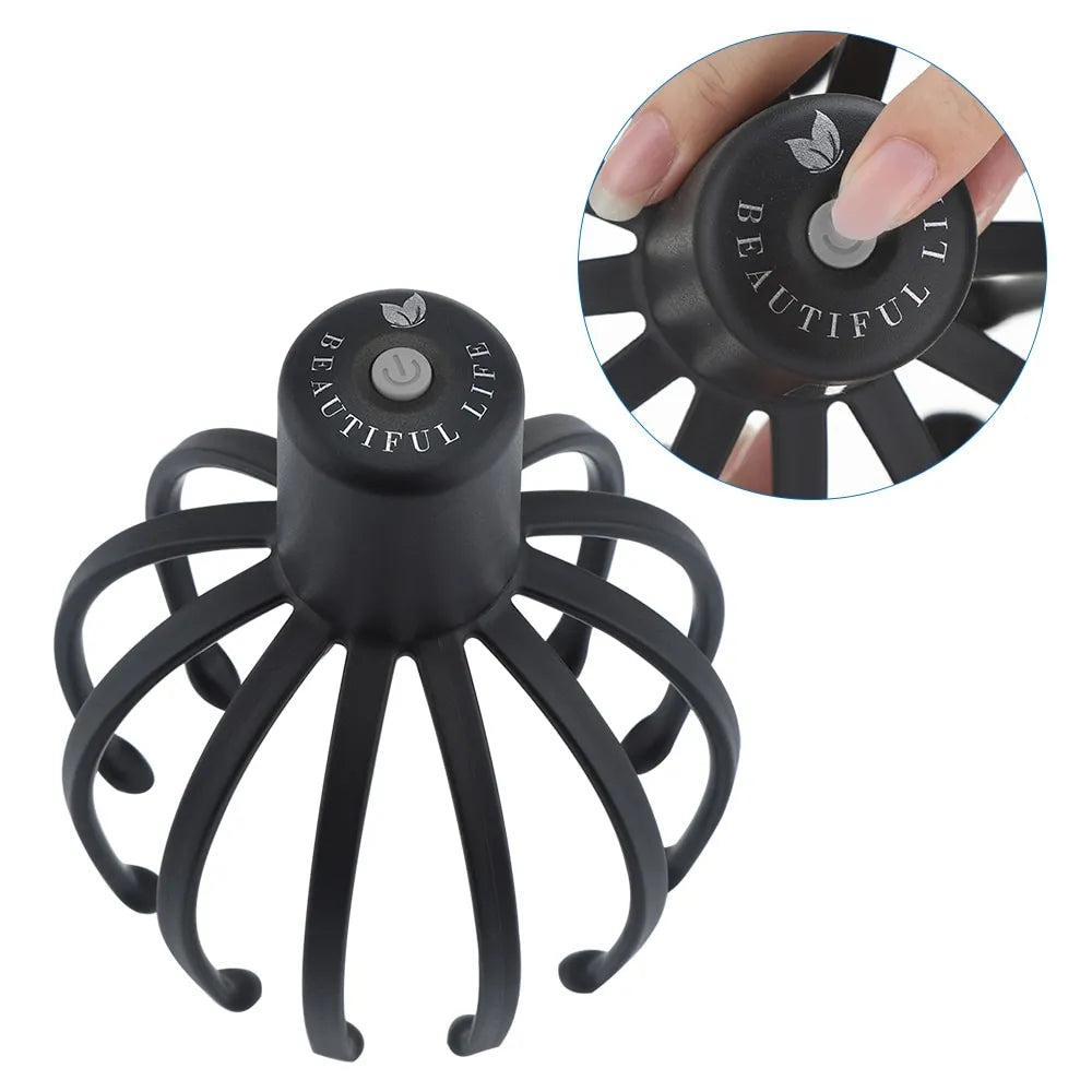 Electric Octopus Claw Scalp Massager for Stress Relief