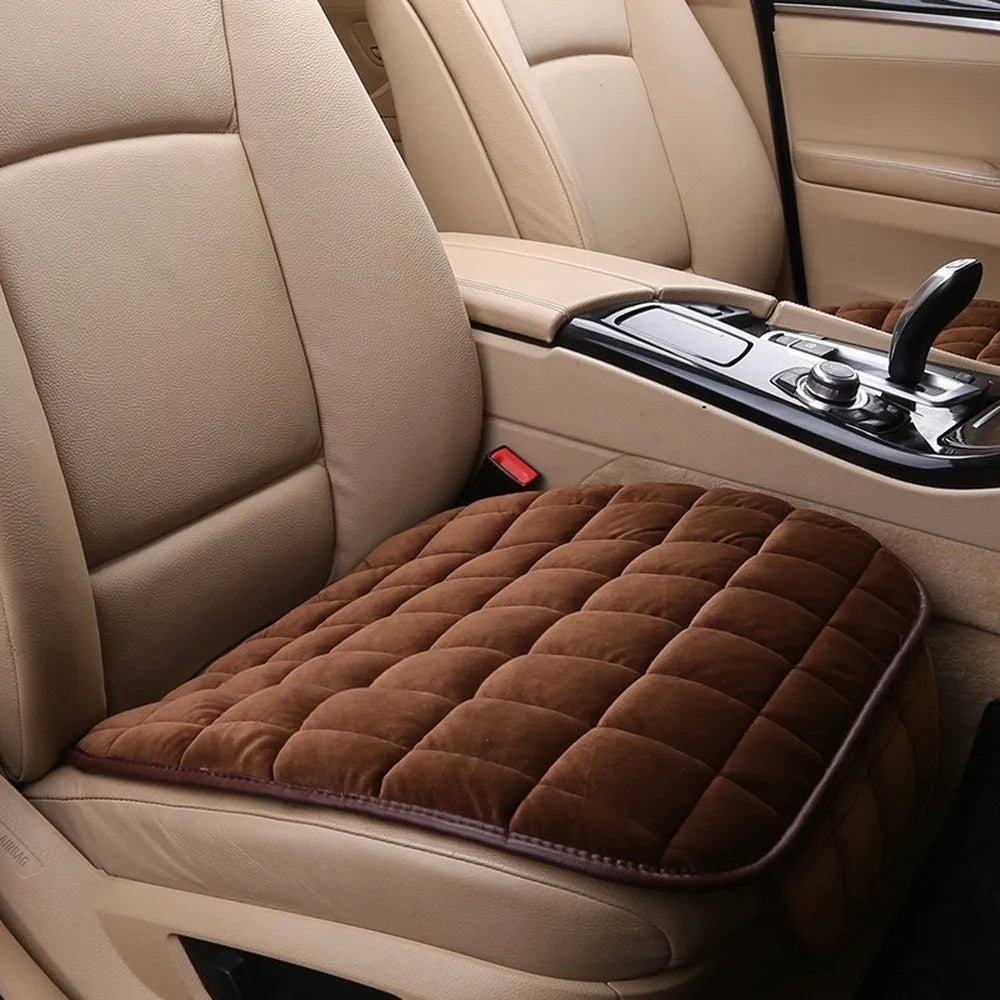 Winter Car Seat Cover - Universal Anti-Slip Cushion for Warmth and Protection