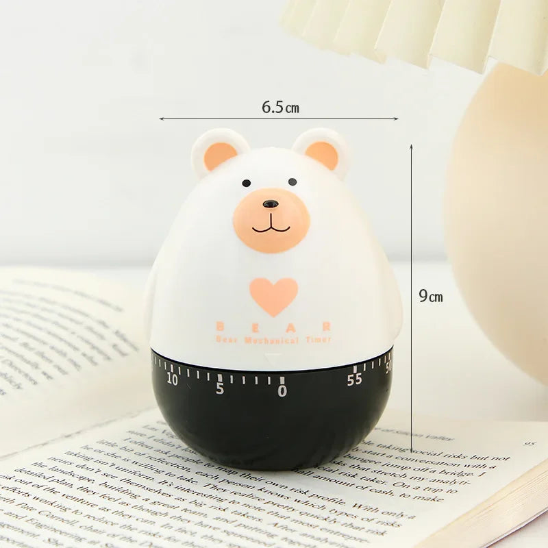 Cartoon Animal Vegetable Shaped Kitchen Timer for Cooking and Baking
