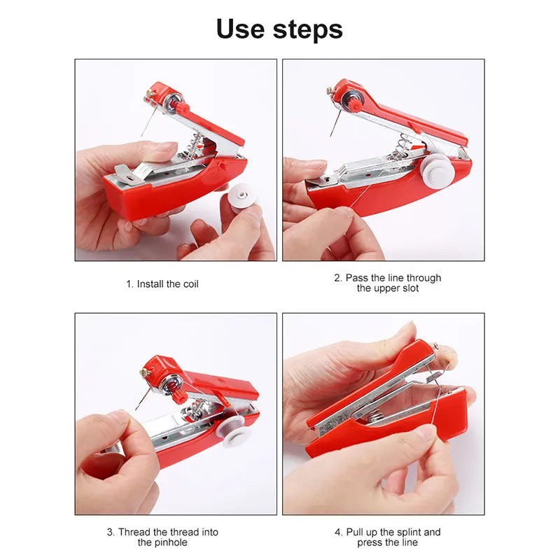 Mini Hand-Held Sewing Machine