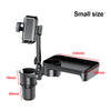 Dual Cup Holder Expander Tray with Phone Holder for Car Seats