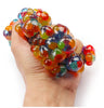 LED Glitter Foam Colored Bead Grape Vent Ball - Stress Relief Fidget Toy