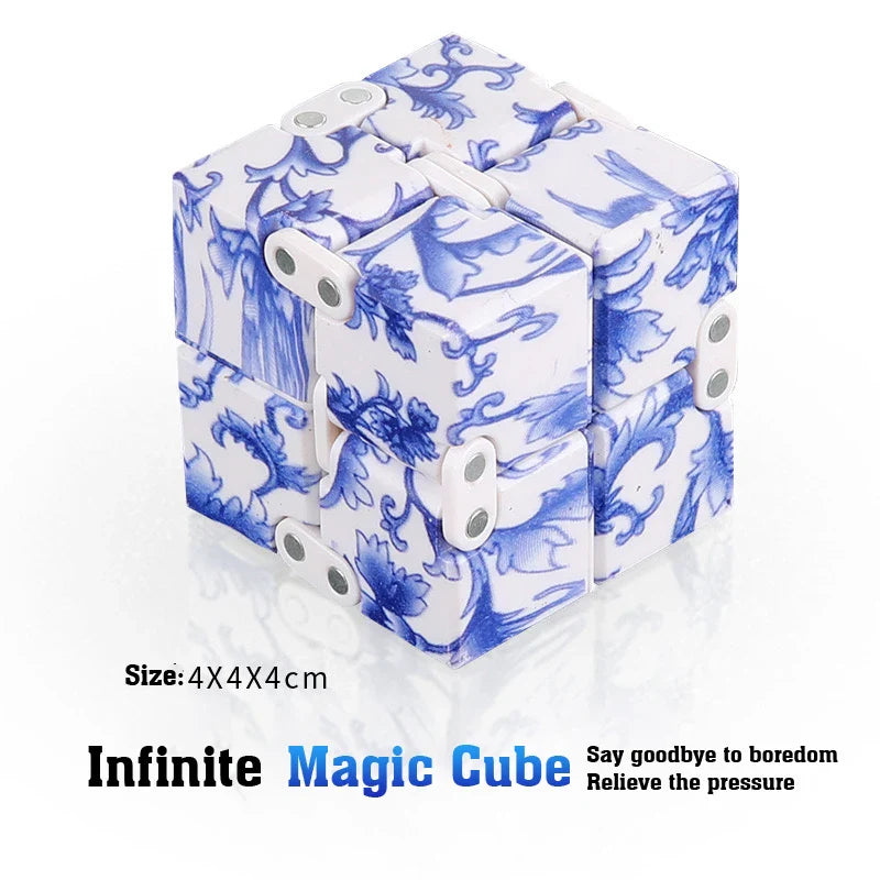 Metal Infinite Magic Cube - Stress-Relief Fidget Toy
