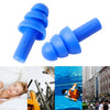 10PCS Reusable Soft Silicone Earplugs for Swimming and Noise Reduction