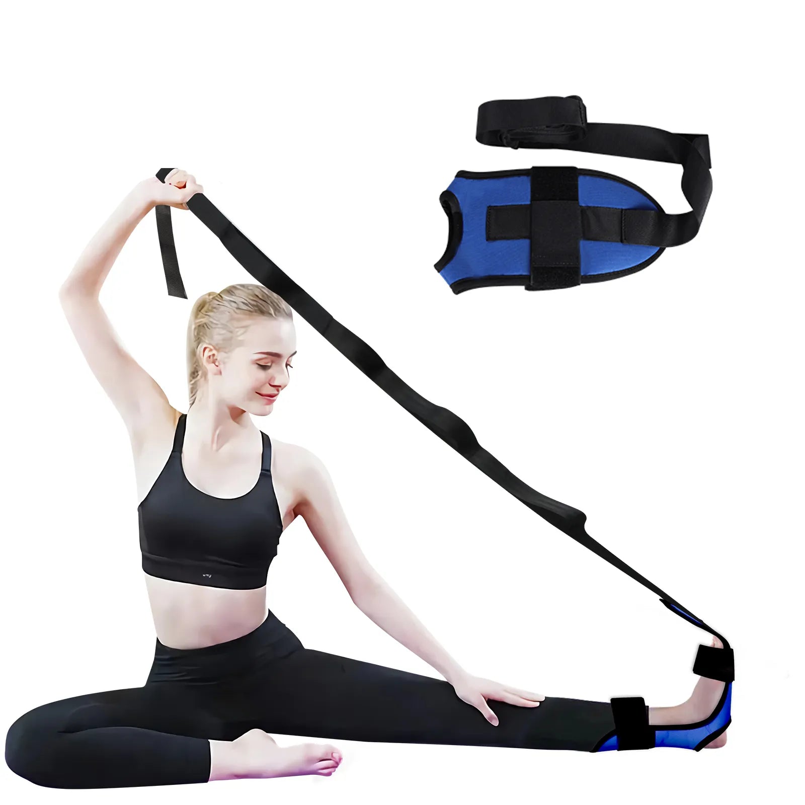 Flexible Yoga Strap Belt for Leg and Foot Stretching