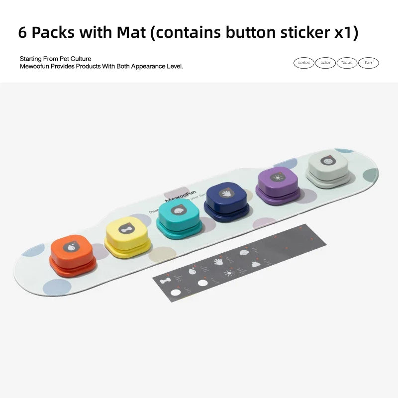 Voice Recording Dog Buttons for Training and Communication