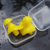 Waterproof Swimming Earplugs with Silicone Spiral Design and Storage Box