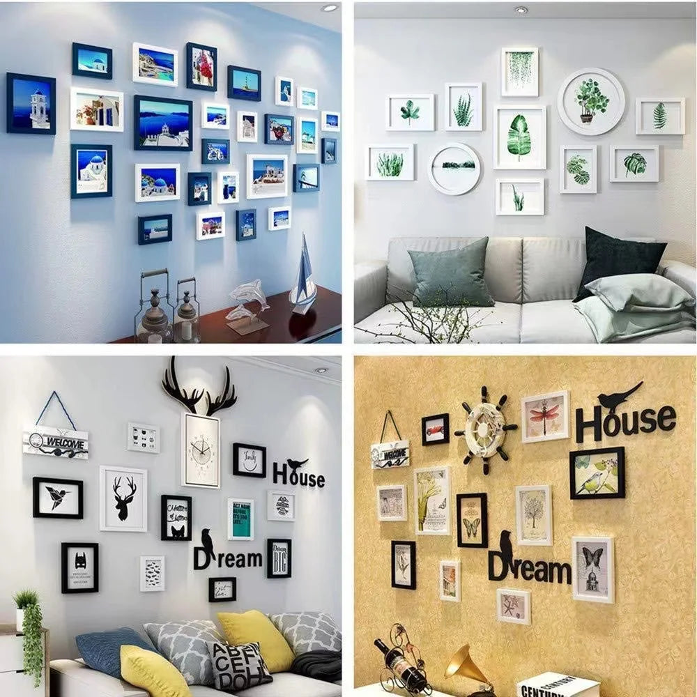 Accurate Position-Locating ABS Photo Frame Hanging Tool with Level Ruler