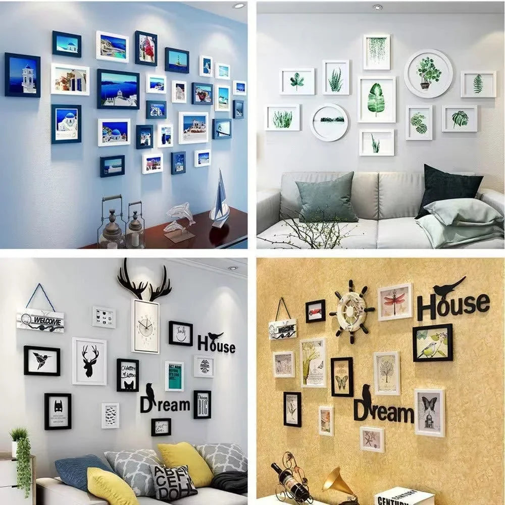 Accurate Position-Locating ABS Photo Frame Hanging Tool with Level Ruler