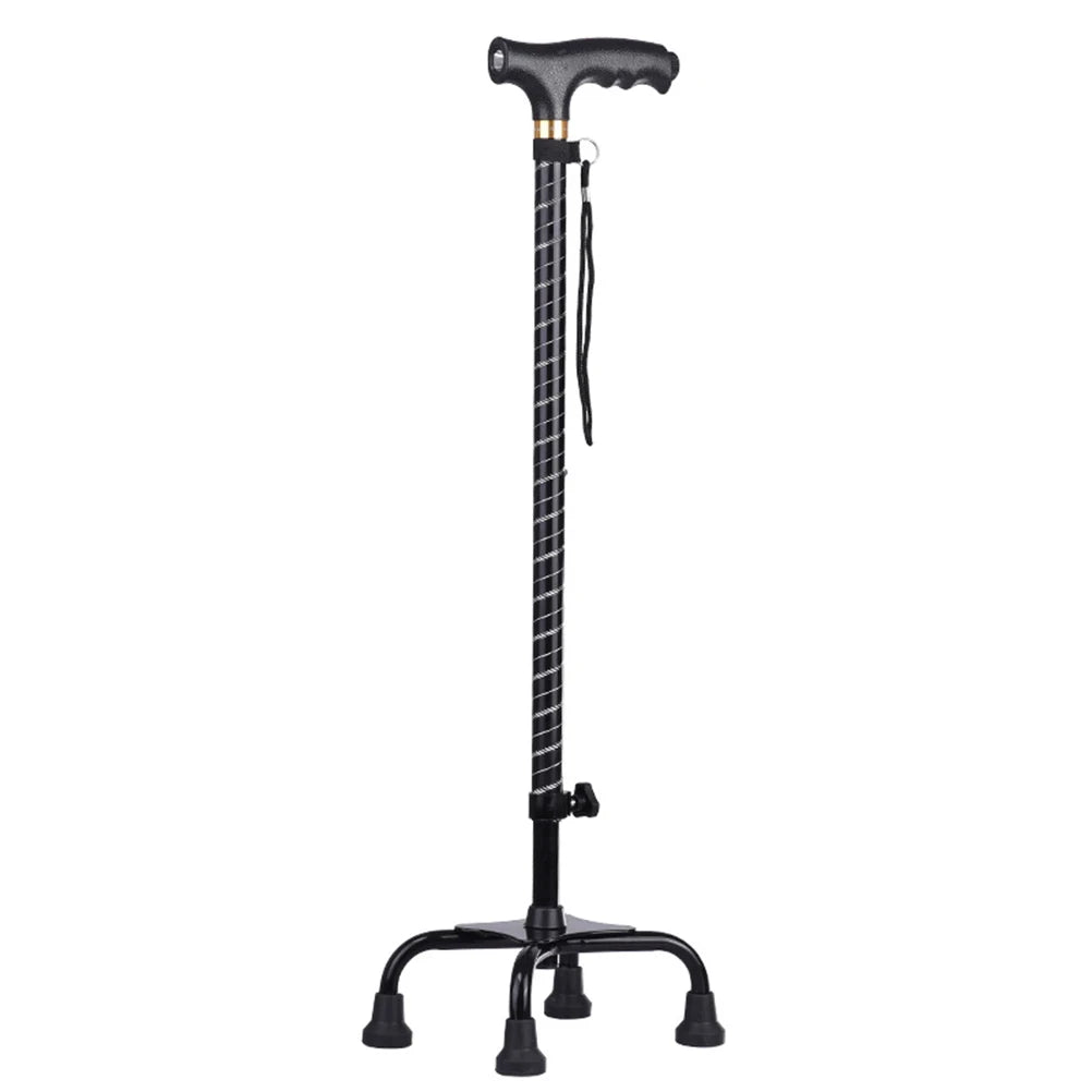 Stretchable Aluminum Alloy Cane with Light for the Elderly