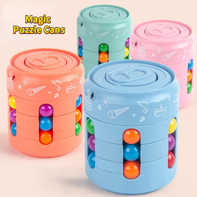 2-in-1 Magical Beans Fingertip Spinner - Stress Relief Toy - S-A