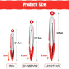 Silicone BBQ Grilling Tongs - Non-Stick Kitchen Cooking Utensils
