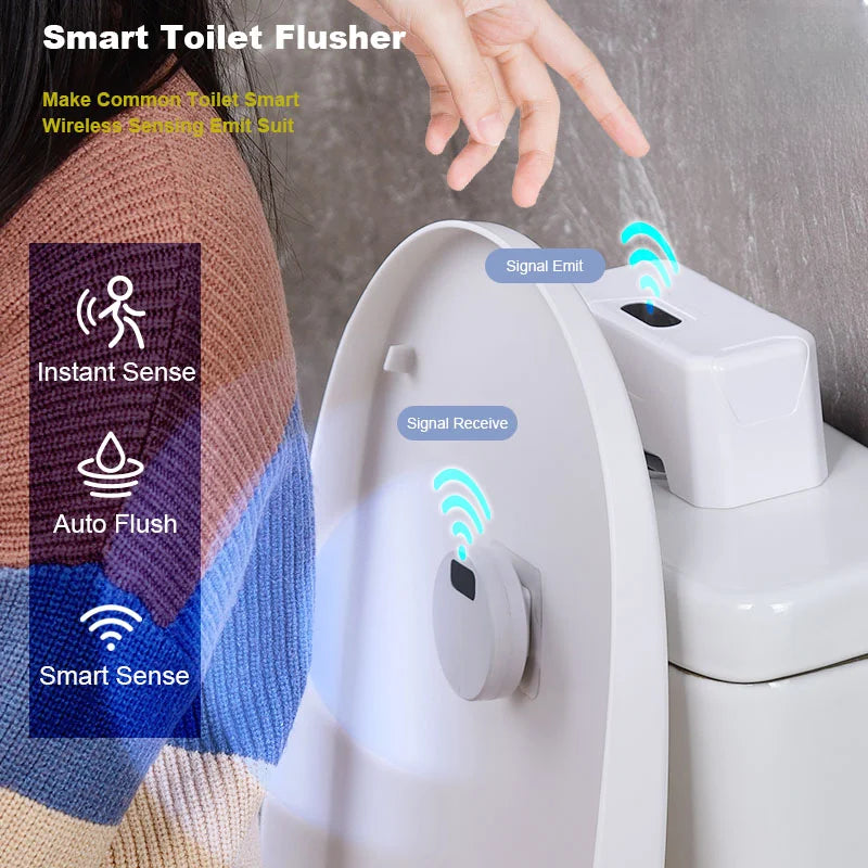 Automatic Toilet Flush Button