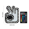 Car Finger Light Set with Remote Control - Funny Window Sign