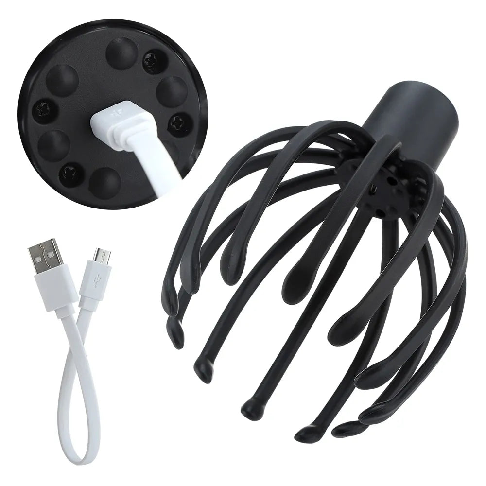 Electric Octopus Claw Scalp Massager for Stress Relief