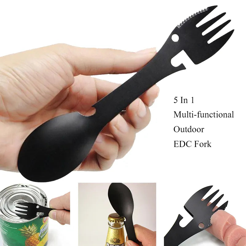5-in-1 Outdoor Survival Camping Tool - 1