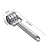 Stainless Steel Handheld Meat Tenderizer Roller for Steak and Pork
