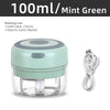 Electric Mini Food Chopper - USB Portable Kitchen Gadgets for Garlic, Meat, and Vegetables
