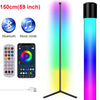 Modern LED Floor Lamps - Atmospheric, Bluetooth, Remote Control, RGB Colours